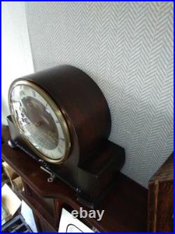 Smiths Decor Westminster Chime 8 Day Mantle Clock Working Key Instructions V G C