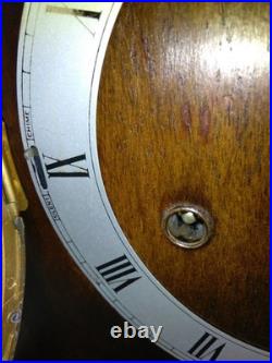 Smiths Decor Westminster Chime 8 Day Mantle Clock Working Key Instructions V G C