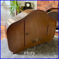Smiths Enfield Westminster Chime Mantel Clock Mahogany 1961 Serviced Smiths Enfield Westminster Chime Mantel Clock Mahogany 1961 Serviced