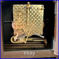 Smiths Enfield Westminster Chime Mantel Clock Mahogany 1961 Serviced Smiths Enfield Westminster Chime Mantel Clock Mahogany 1961 Serviced