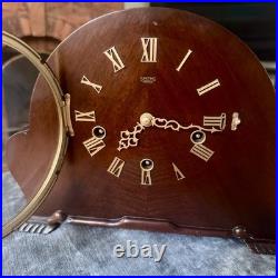 Smiths Enfield Westminster Mantel Clock 1951 8 Day 5 Rod Chime Serviced Mahogany Smiths Enfield Westminster Mantel Clock 1951 8 Day 5 Rod Chime Serviced Mahogany