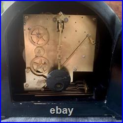 Smiths Enfield Westminster Mantel Clock 1951 8 Day 5 Rod Chime Serviced Mahogany Smiths Enfield Westminster Mantel Clock 1951 8 Day 5 Rod Chime Serviced Mahogany