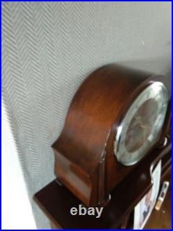 Smiths Lancaster Westminster Chime 8 Day Mantle Clock Working Instructions V G C