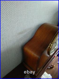 Smiths Martin Art Decor Westminster Chime 8 Day Mantle Clock Working Key V G C