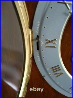 Smiths Martin Art Decor Westminster Chime 8 Day Mantle Clock Working Key V G C