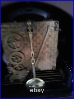 Smiths Martin Art Decor Westminster Chime 8 Day Mantle Clock Working Key V G C