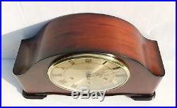 Smiths Tempora Walnut Westminster Whittington Chiming Mantle Clock