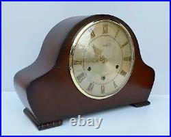 Smiths Walnut Whittington Westminster Chiming mantle clock
