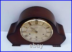 Smiths Walnut Whittington Westminster Chiming mantle clock