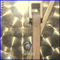 Smiths Westminster Chime 8 Day Mantle Clock Working Broken Mainspring