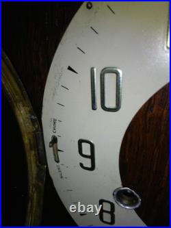 Smiths Westminster Chime 8 Day Mantle Clock Working Key & Instructions V G C