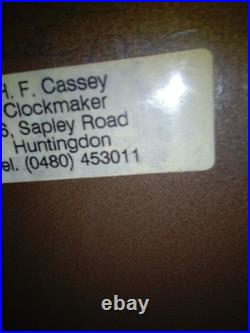 Smiths Westminster Chime 8 Day Mantle Clock Working Key & Instructions V G C