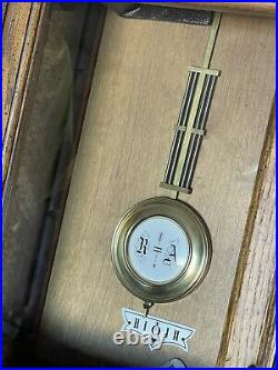 Spectacular Howard Miller 612-462 Oak Wall 8 Day Clock Westminster Chime