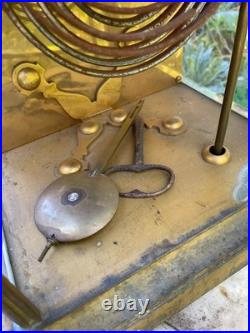 Spectacular giant French regulator clock Westminster chimes Carriage Paris 1880