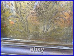 Spectacular giant French regulator clock Westminster chimes Carriage Paris 1880