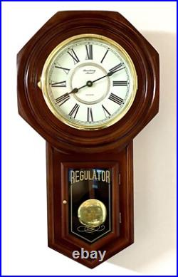 Strausbourg Manor Quartz Pendulum Westminster Chime Wall Clock Japan Mvmt 29