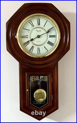 Strausbourg Manor Quartz Pendulum Westminster Chime Wall Clock Japan Mvmt 29