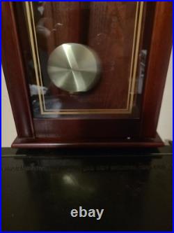 Strausbourg Manor Wall Clock Regulator Wood, Quartz, Westminster Chime Mint Con