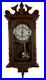 Strausburg Manor Oak Quartz Westminster Chime And Strike Wall Clock New In Box