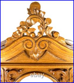 Strausburg Manor Oak Quartz Westminster Triple Chime Pendulum Wall Clock