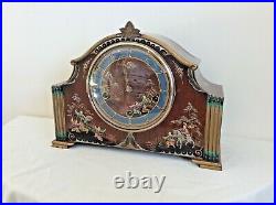 Stunning Chinoiserie Case Bracket Clock With Westminster Chime, Rare And In Vgc