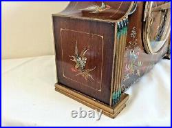 Stunning Chinoiserie Case Bracket Clock With Westminster Chime, Rare And In Vgc