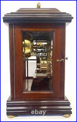 Stunning Hermle Westminster Chime Mantel Clock With Skeleton Dial Night Shut Off