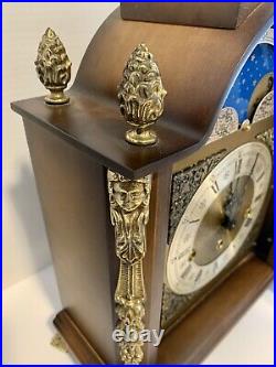 Stunning Lauris Moon Phase Westminster Chime Mantel Clock