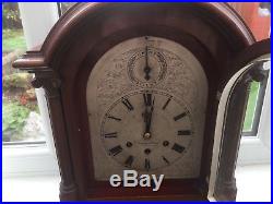 Stunning Mahogany Cased Gustav Becker Westminster Chimes Boardroom Clock