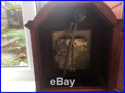 Stunning Mahogany Cased Gustav Becker Westminster Chimes Boardroom Clock
