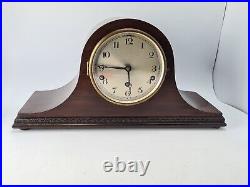 Stunning Mahogany Westminster Whittington Dual chime Mantel clock