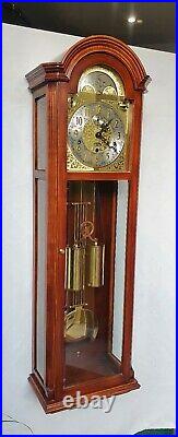 Stunning Westminster Chime Moonphase Glass Front Wall Clock