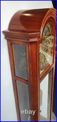 Stunning Westminster Chime Moonphase Glass Front Wall Clock