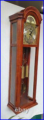 Stunning Westminster Chime Moonphase Glass Front Wall Clock