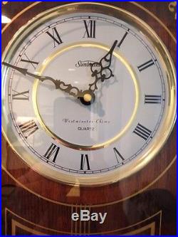 Sunbeam Westminster Chime Pendulum Quartz Wall Clock