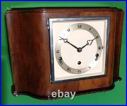 Superb Elliott Westminster Chime break front case Mantel Clock Needs TLC 2