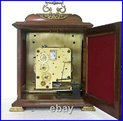 Superb Marton & Gain Westminster Chimes Mantel Clock Spanish Walnut Handmade 14