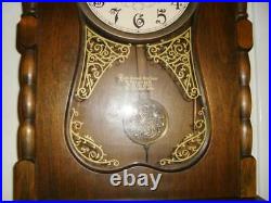 Superb Vintage Ansonia Wall Clock withWestminster Chime-GREAT! Keeps exact time