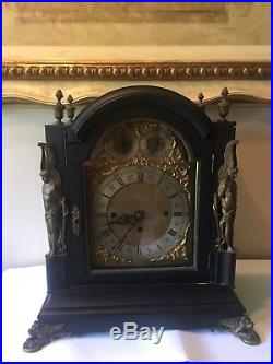 TIFFANY & Co westminster chimes 8 bells new york Antique Table Clock England