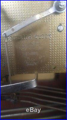Tempus Fugit Emperor Clock Westminster Chime Key wind 341-020 mechanical