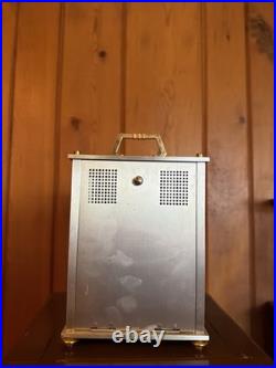 The Seiko Westminster-Whittington Chime Brass Mantel Carriage Clock Japan Runs