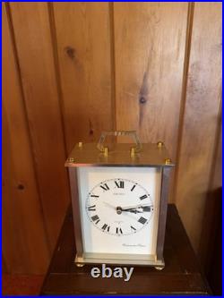 The Seiko Westminster-Whittington Chime Brass Mantel Carriage Clock Japan Runs