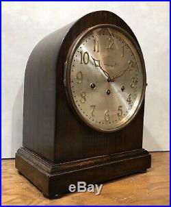 Tiffany & Co. German Westminster Chime Junghans Beehive Bracket Mantel Clock