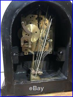 Tiffany & Co. German Westminster Chime Junghans Beehive Bracket Mantel Clock