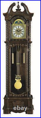 Traditional Brown Grandfather Clock