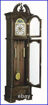 Traditional Brown Grandfather Clock