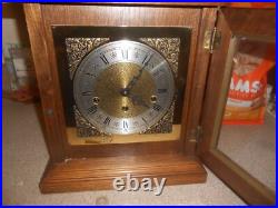 Triple chime 3 tunes mantle clock vintage working #2