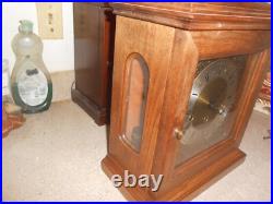 Triple chime 3 tunes mantle clock vintage working #2