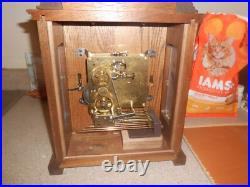 Triple chime 3 tunes mantle clock vintage working #2