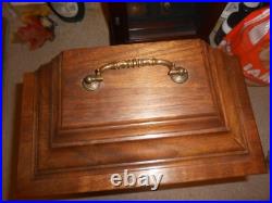 Triple chime 3 tunes mantle clock vintage working #2